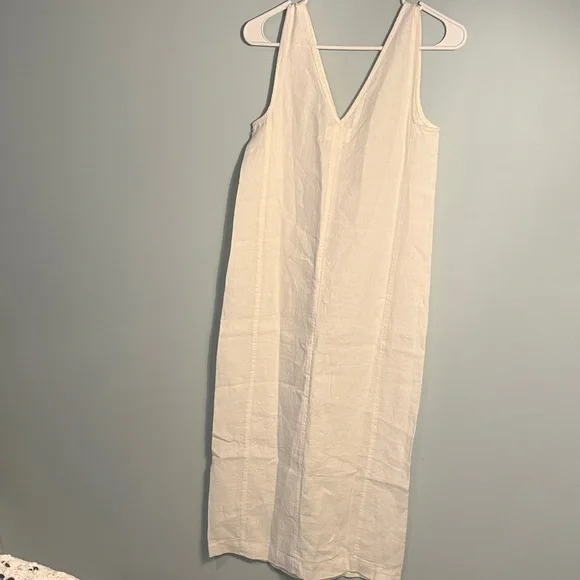 Mate the label organic linen tank center seam dress - Picture 6 of 8